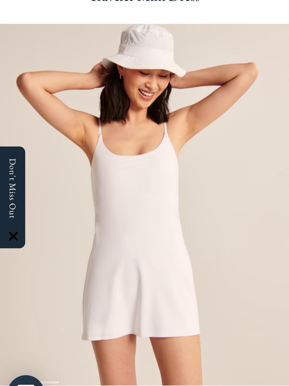 Abercrombie & Fitch Light Pink Mini Slip Dress